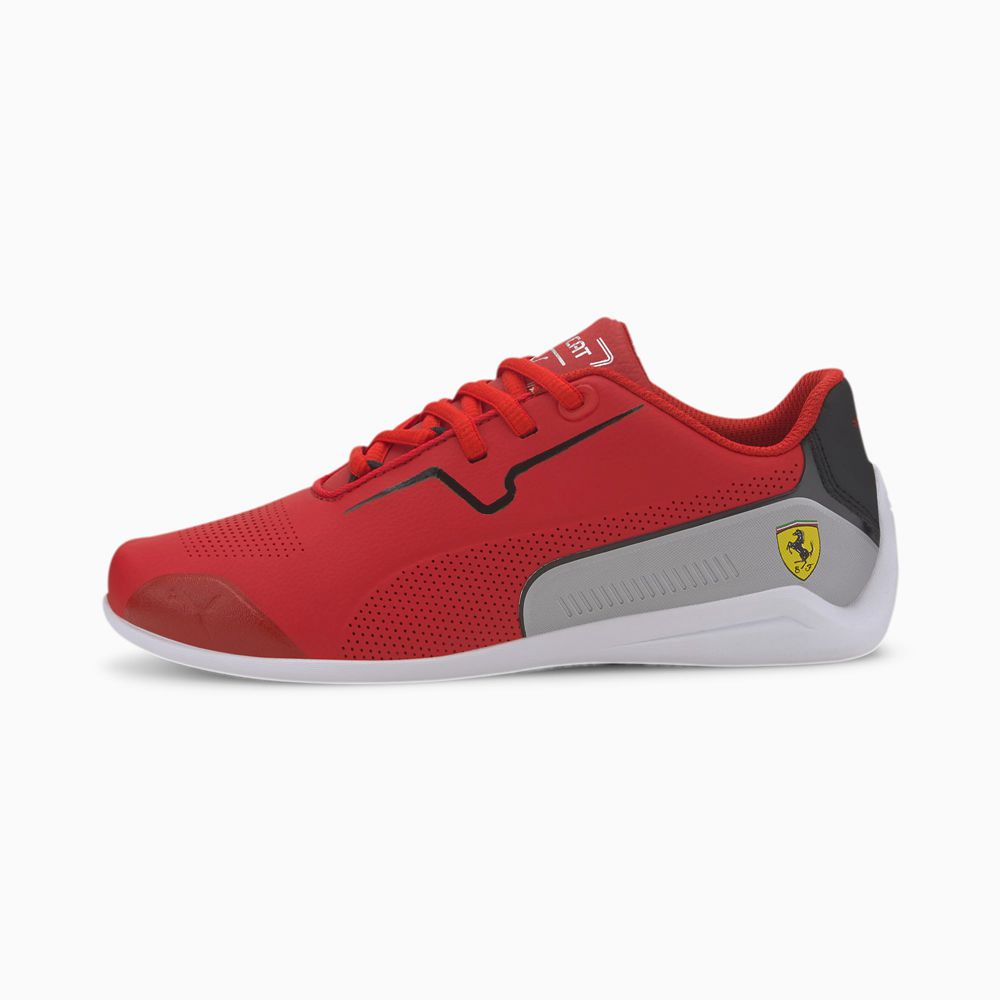 Puma Scuderia Ferrari Drift Cat 8 Fiú Motorsport Cipő - Fekete ( Hungary - BZYOV8526 )
